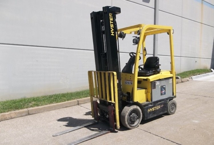 Hyster, E50XN, 2009, 5,000 lbs Capacity, 236 inch Raised Fork Height, 36V Battery