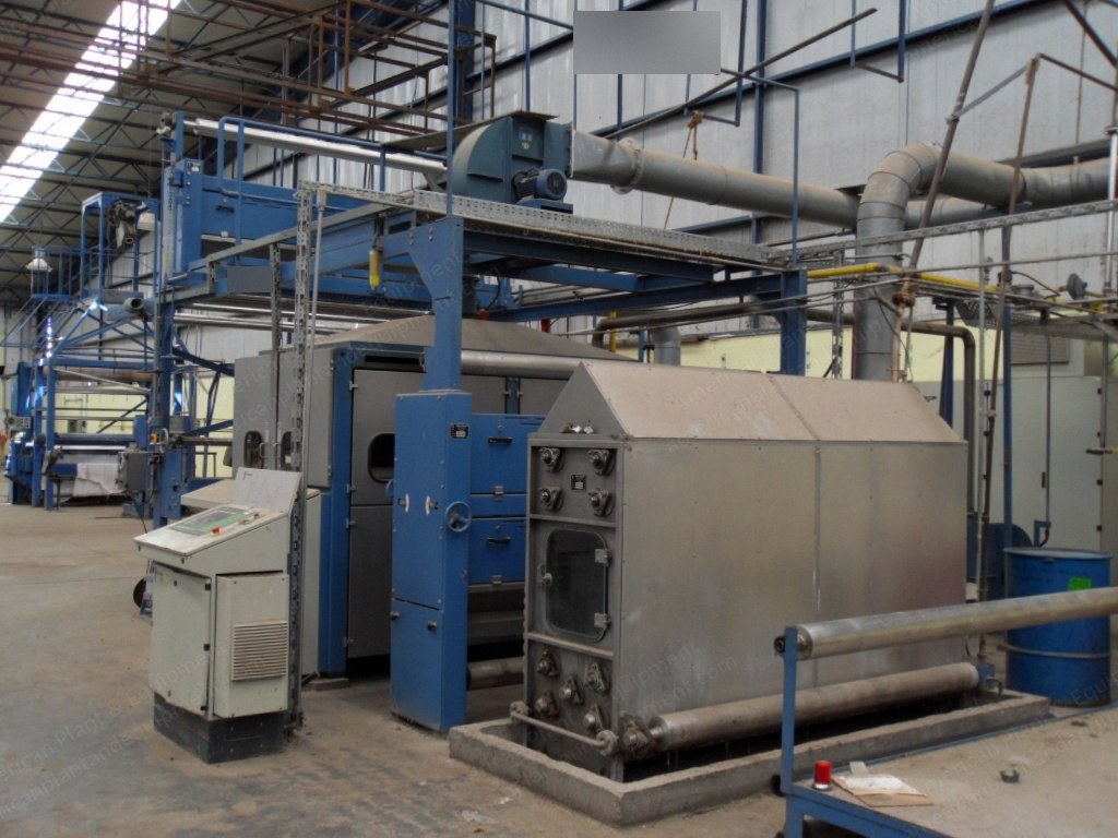 Kusters, Singeing Range, 1999, 2200mm Working Width, Gas-Fired, Steaming Box