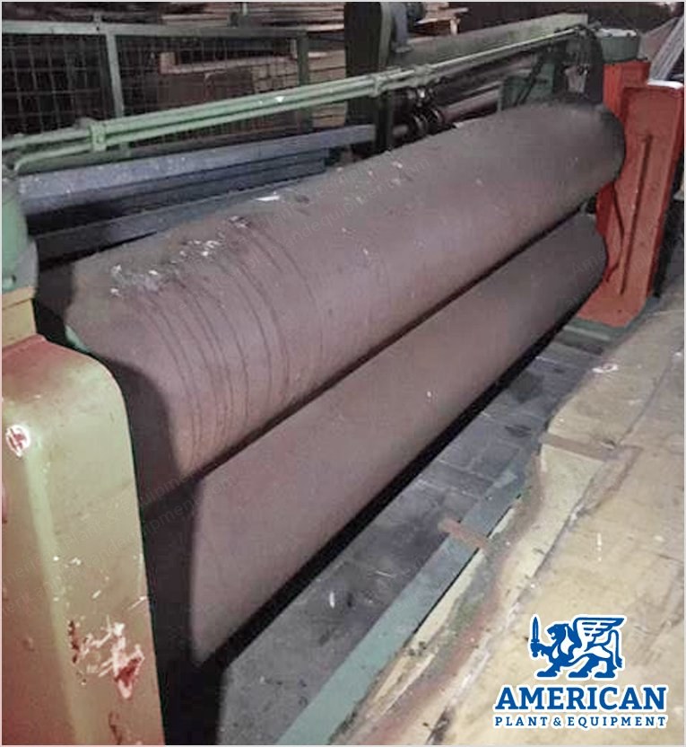Karl Menzel, Unheated Calender, 1971, 2200mm Working Width, 2 Rolls, 400mm Roll Diameter