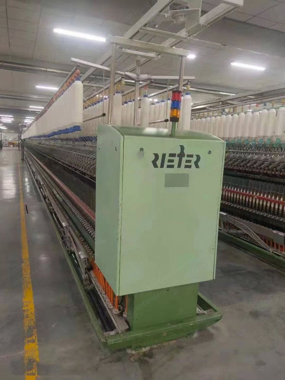 Rieter, K44, 2005, Ring Spinning Frame, 1008 Spindles, Automatic Doffing