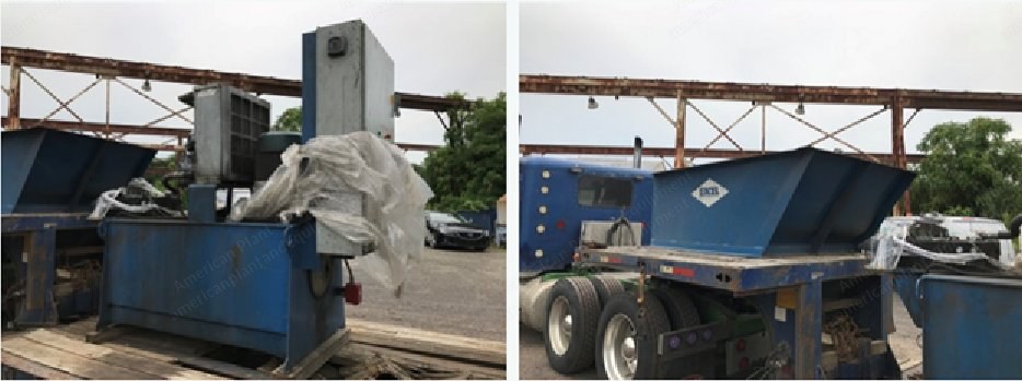 Excel, Heavy Duty Full-Eject Horizontal Baler, Cylinder 10", Main Motor 50HP, Charge Box 45"x60"