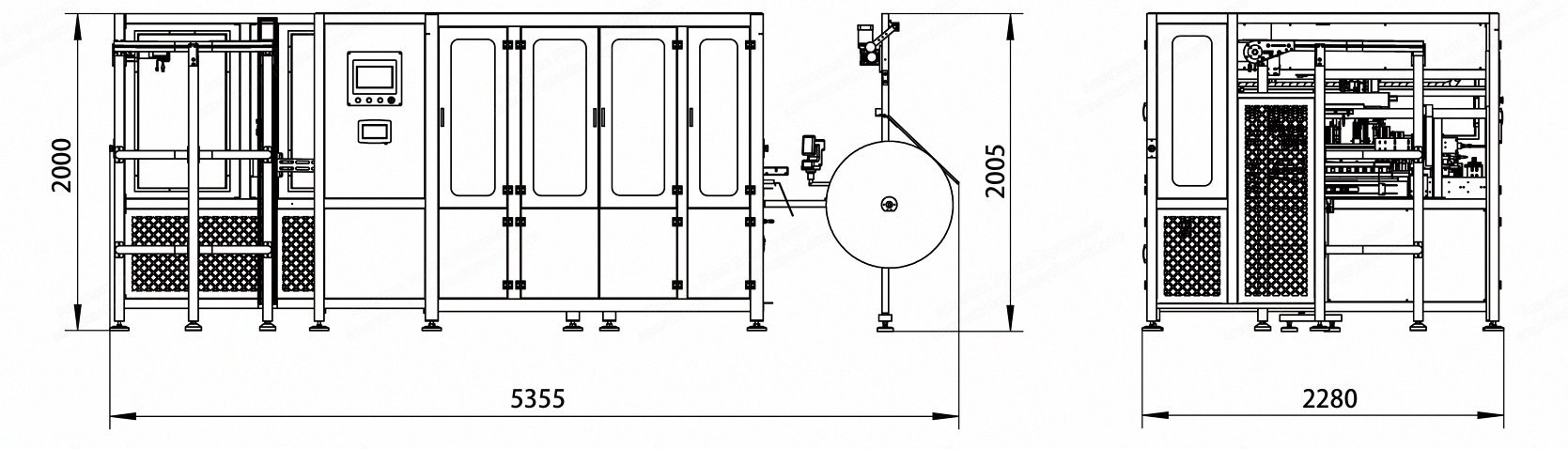 NovaStar, MB210, Mattress Horizontal Handle Automatic Production Machine, Border Width 100 to 400mm, 220V