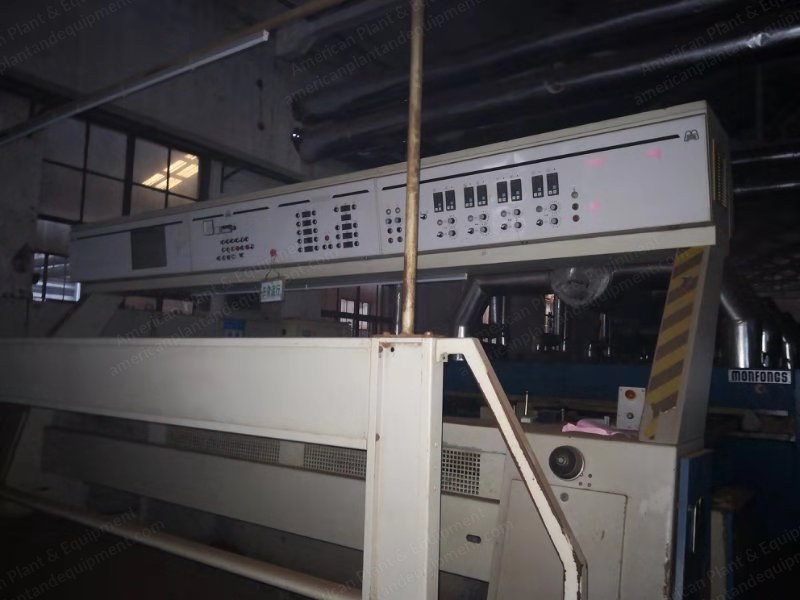 Monfongs Stenter, 2011, 8 Chambers, Oil Heated, Mahlo Weft Straightener
