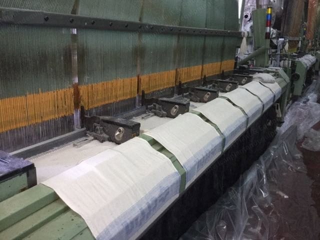 Sulzer Ruti, P7200 B 390 F 4 JQ D1, 1998/1999, 3900mm Working Width, 4 Colors, Projectile Terry Jacquard Weaving Machine