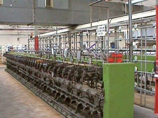 Schweiter, KEK-PN, Cone to Cone Winding Machine, 40 Winding Heads, 8" (200mm) Traverse, 3º 30 Conicity