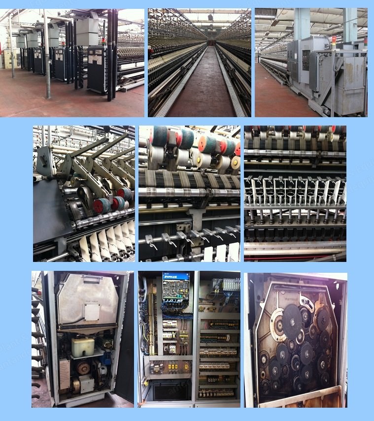 Cognetex, FTC-7L, 1992, 640 Spindles, 50mm Ring Diameter, 75mm Gauge, Automatic Doffing
