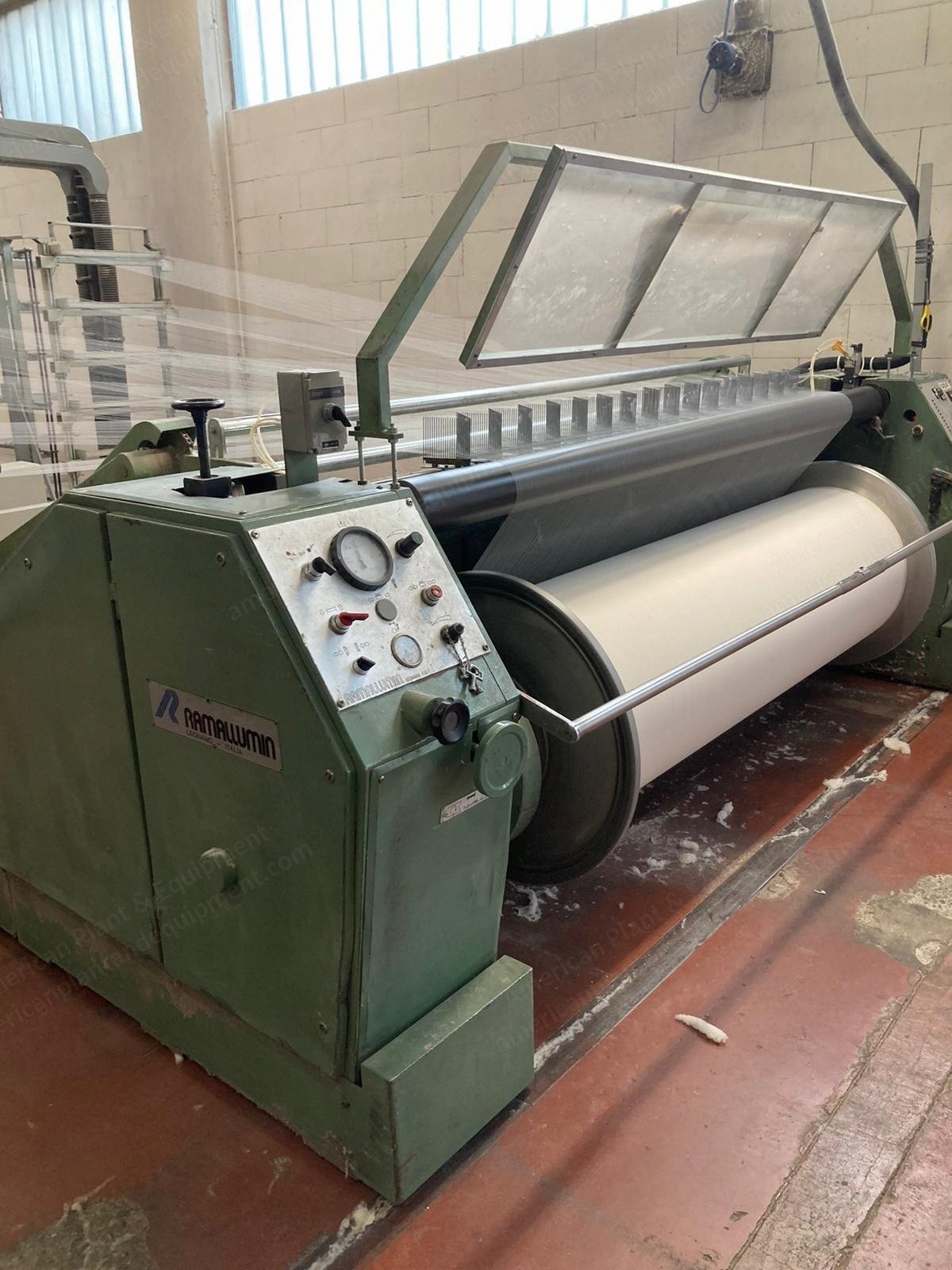 Rotal, Ramallumin, Sizing and Direct Warping Line, 1996, 4000mm Sizing Width, 1800mm Warping Width, 9 Cylinders, 684 Cones Creel