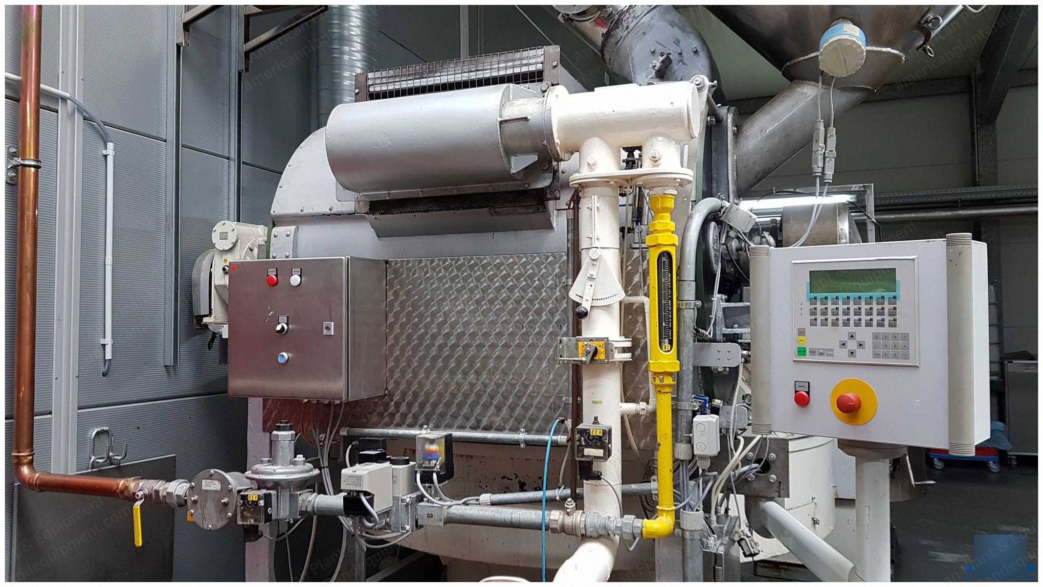 Gothot Roaster, 90 kg Capacity, Gas Heated, 350 kg/h Yield