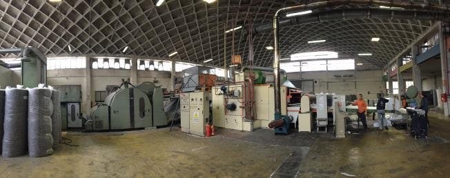 Thermobonding Line, 2600mm, 800 kg/hr