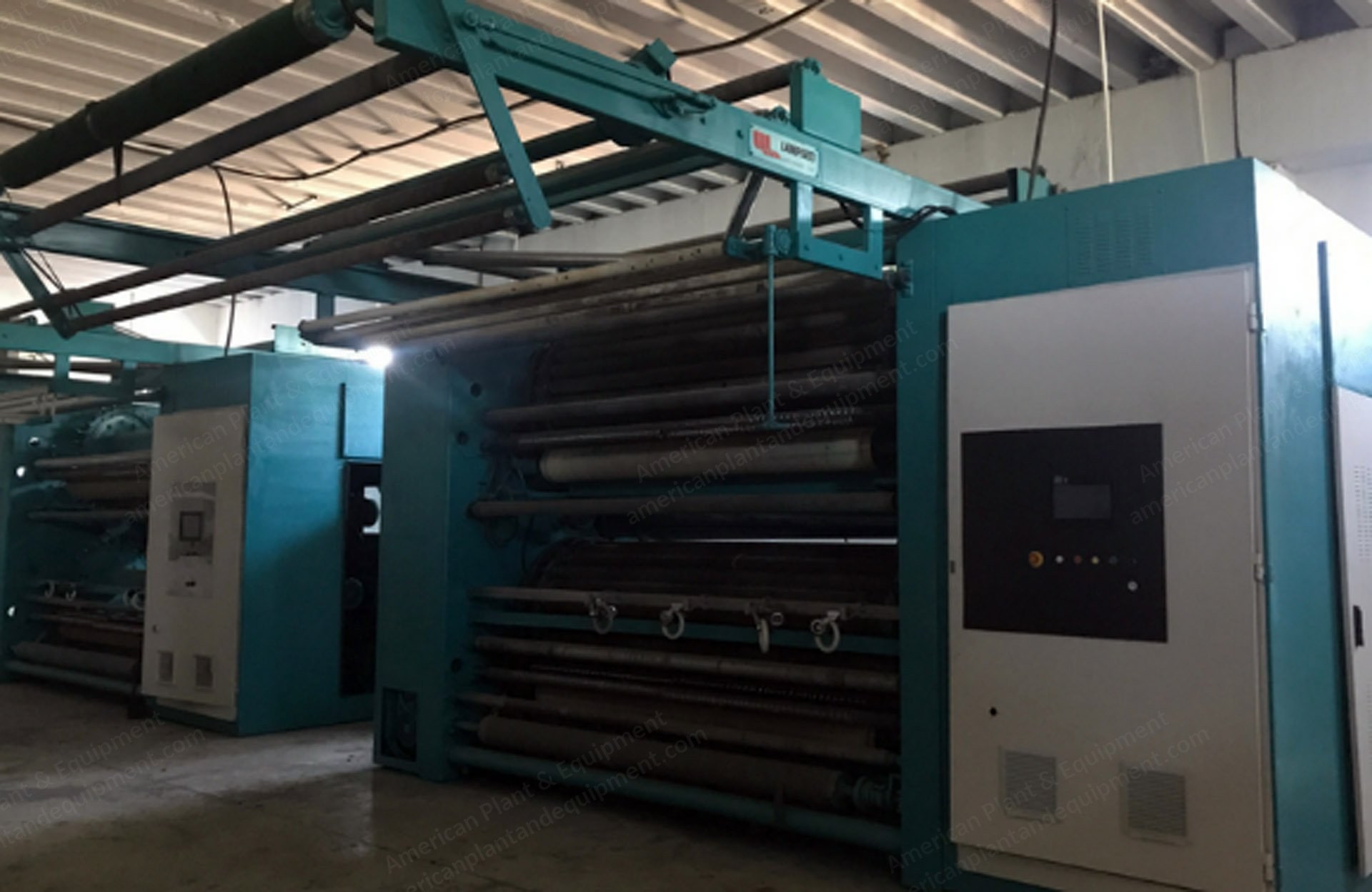 Lamperti, 2400mm, 1996, Raising Machine, 2 Drums, 24 Rolls
