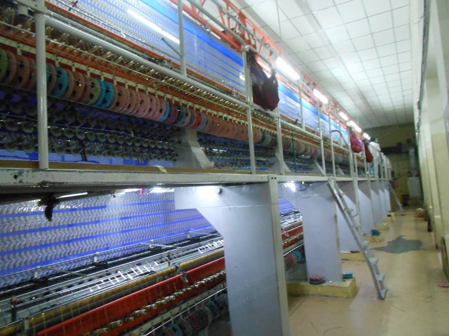 Saurer, 4040 HP, 1998, Schiffli Embroidery Machine, Double-Frame, 21 Yards, 4x4 Shuttles