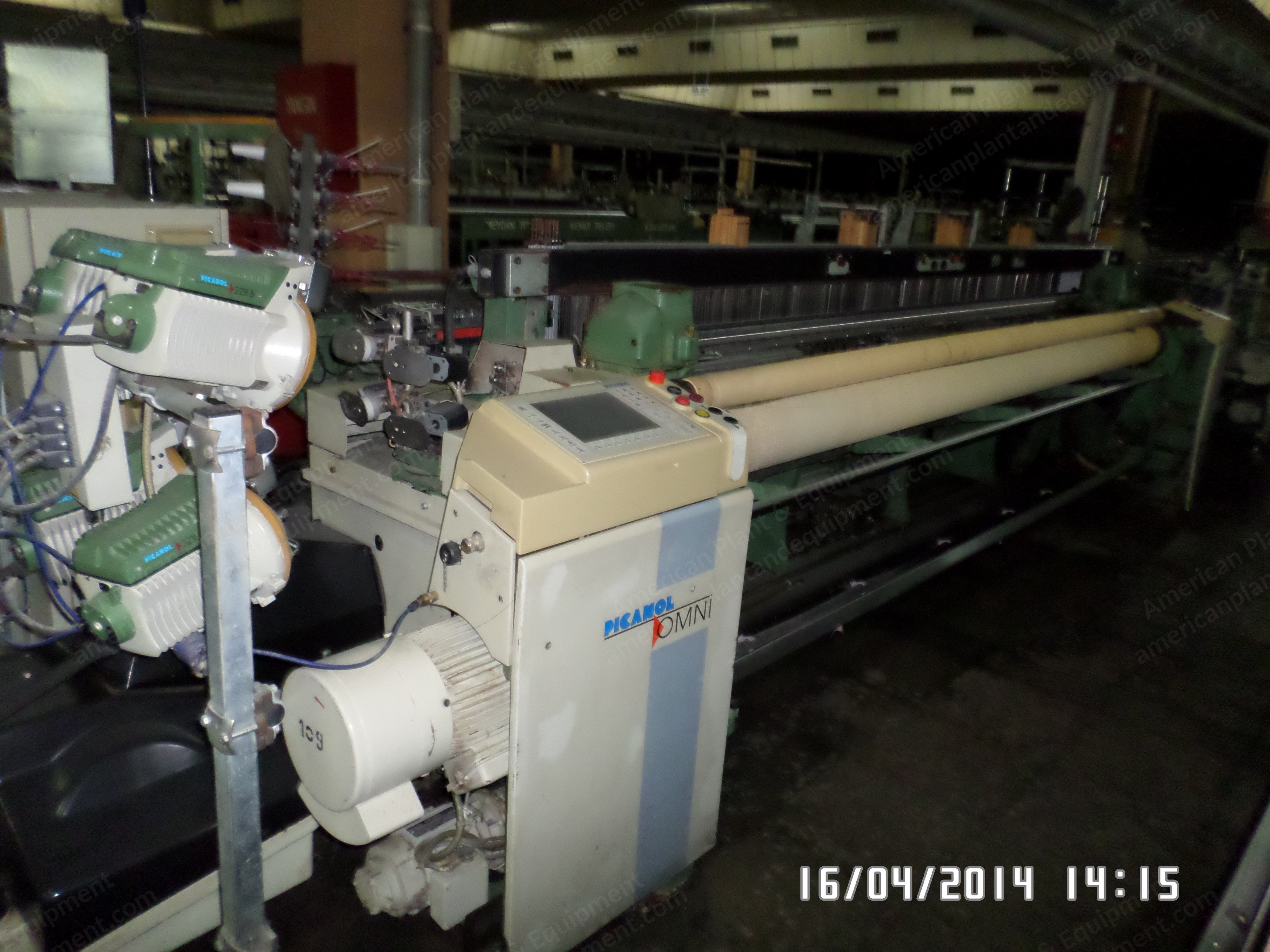 Picanol, Omni 4R, 2000, 3400mm and 3800mm Width, Staubli 2622 Dobby, 4 Color