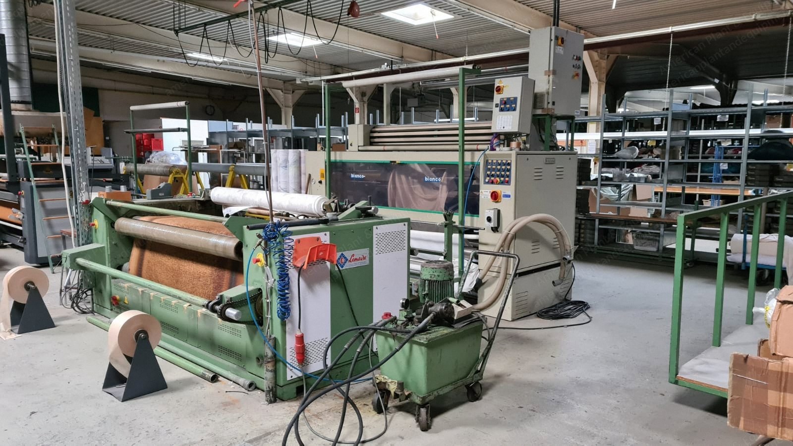 Lemaire, SPR 474, 1997, Transfer Printing Calender, Working Width 1500mm, Bianco Guiding Unit