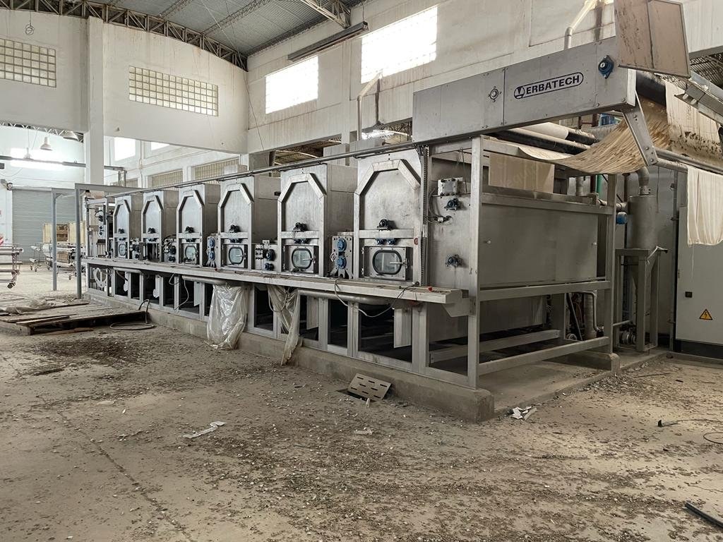 Erbatech, 2000, 2006, Open Width Washing Range, 2000mm Working Width, 4 Washing Compartments