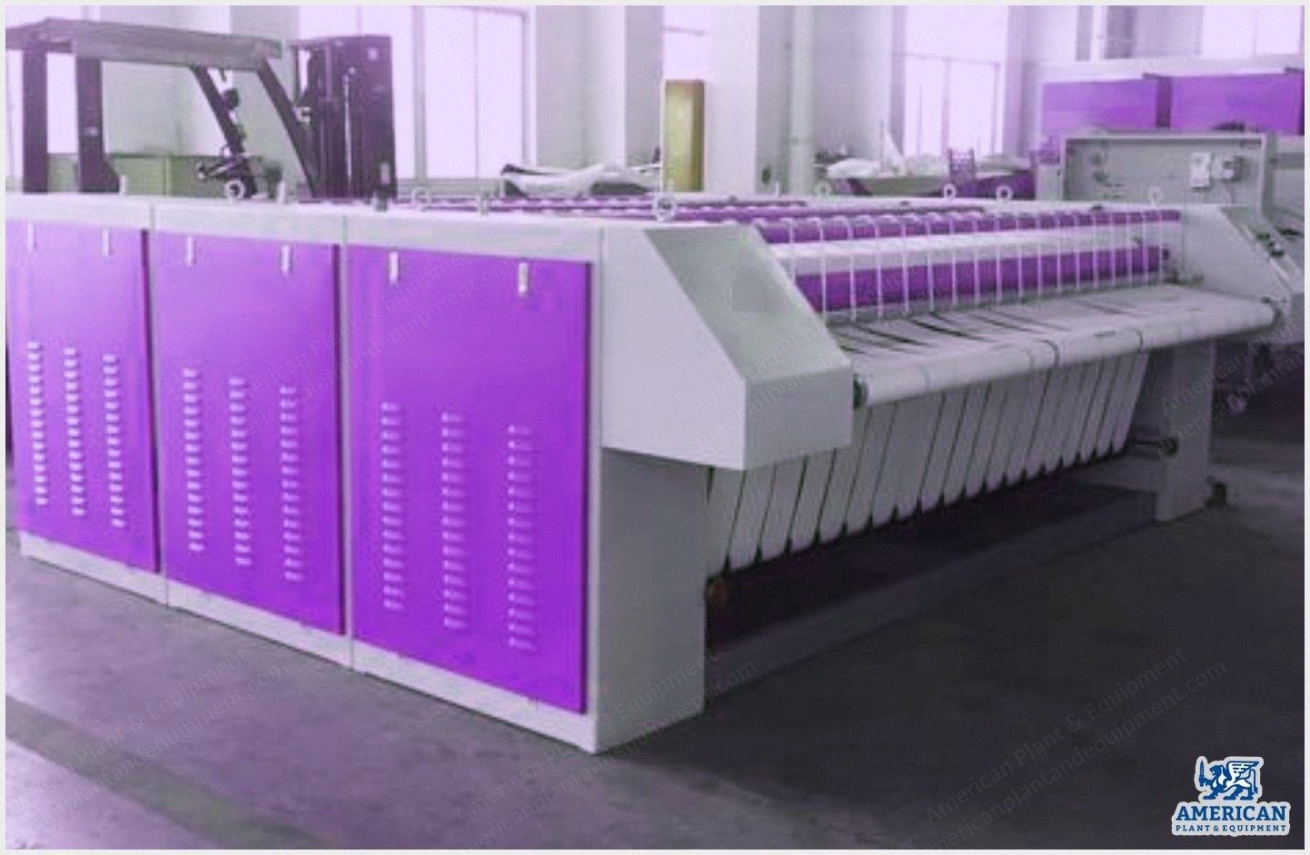 NovaStar, DG583, Flatwork Ironer and Folding Machine, 3000mm Working Width, 3 Rollers, Steam Heated