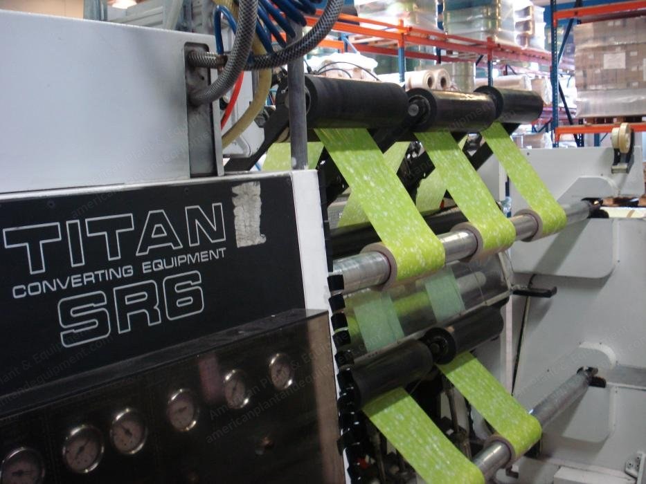 Titan, SR-6, 1991, 1500mm Max Width, 400m/min, Duplex Rewinder