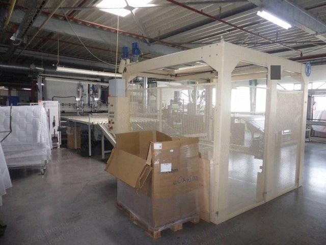 Stutznacker, VKM250, 2005, Multi-Needle Quilting Machine, 2500x2000mm, with Mammut Cutting System and Stacker