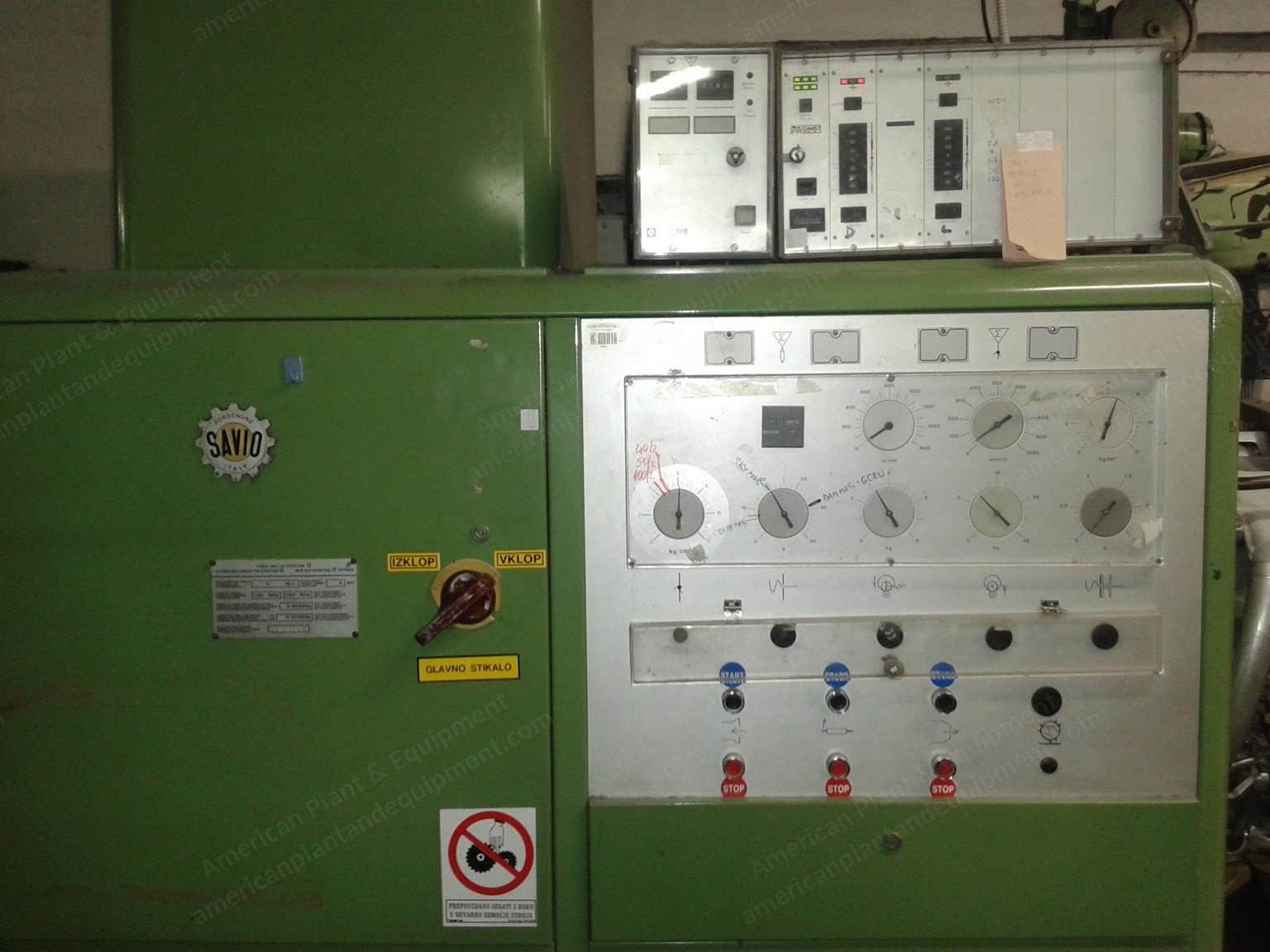 Savio, RAS-15, 1988, Cone to Cone Winder, 48 Spindles, Loepfe FR-600, Splicer