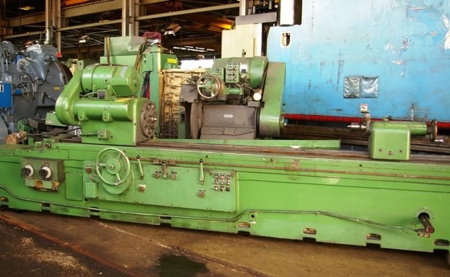 Landis, 1967, Plain Hydraulic Cylindrical Grinder, 18" Swing, 168" Between Centers, 40 HP Wheelhead Drive