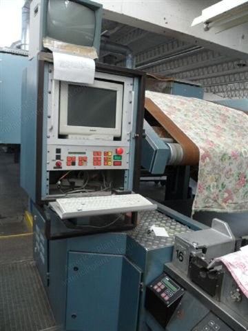 Zimmer, Magnet Rakel System FMII-40, 1978, 1840mm Working Width, 14 Colors, 20m Printing Length