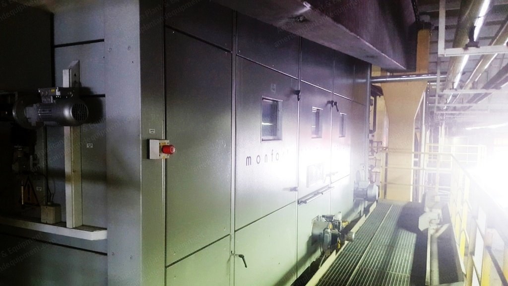 Monforts, Thermex-G, 2005, 1900mm Roller Width, 3 Chambers, Gas Heated