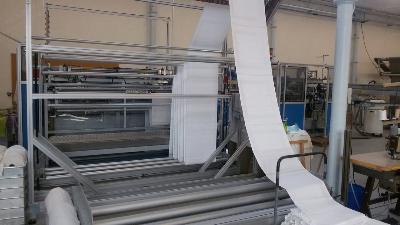 Akab, AK-345, 2000, 2800x2000mm Max Weft, Automatic Cross Hemming Machine
