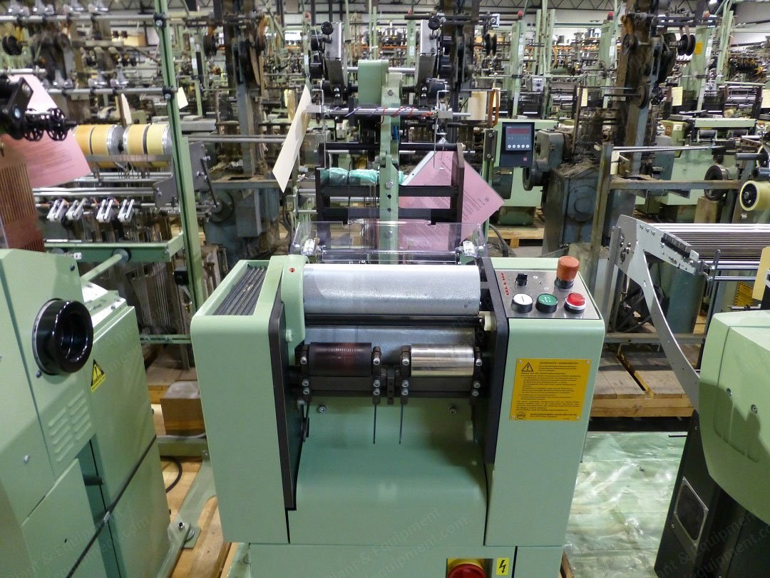 Muller, NG3 28 2-66, Needle Loom, 2 Heads, 66mm Reed Width, 12 Heddle Frames, 380V