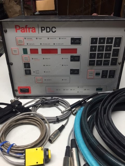 Pafra, PDC, Glue System, 2 Rebuilt Guns, Photo Sensor, Encoder