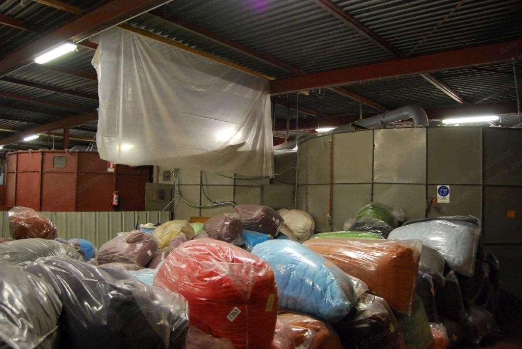 Complete Plant for Imitation Fur or High Pile Bathroom Carpets, Sulzer Morat MKP2, Terrot MKP3, Hergert Shearing/Polishing Line