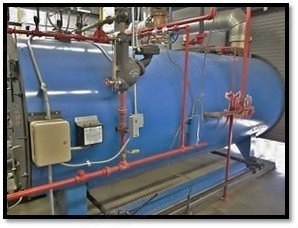 Hurst, S3-X-100, 1997, 100 HP, 500 sq ft Heating Surface, 3450 lbs/hr Steam