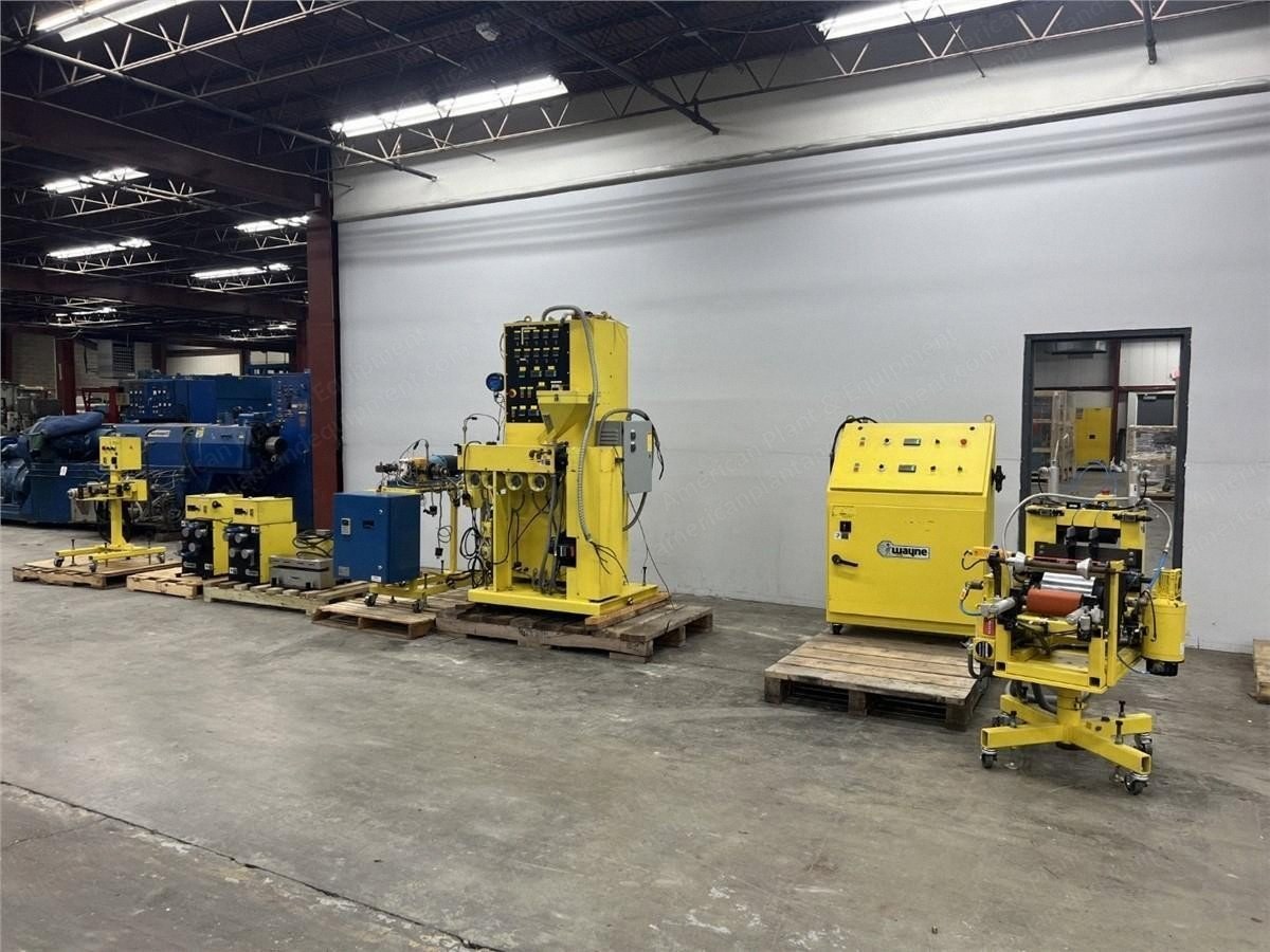 Wayne, Lab Monofilament Extrusion Line, 1" Extruder, 30:1 L/D, Vented Barrel, Auxiliary Cast Roll Station