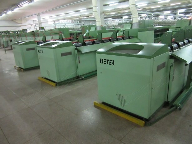 Rieter, E32 / E62, 2002, Cotton Combing Plant, 1x Unilap E32, 5x Combing Machines E62, 8 Heads per Machine, Can Size 24x48"