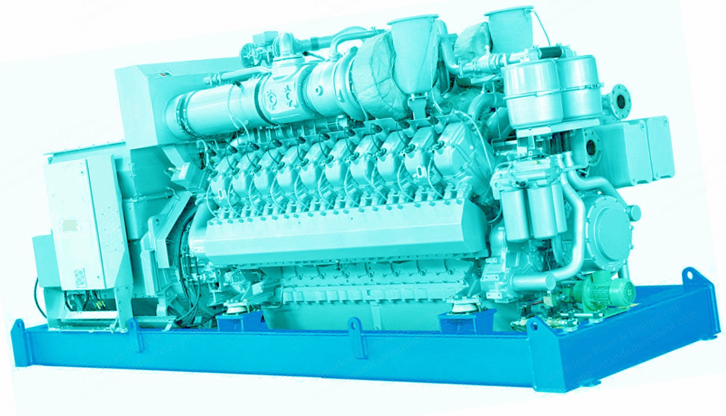 MTU, 12V4000 GS, Natural Gas Generator, 1.5 MW, 50Hz, 400V