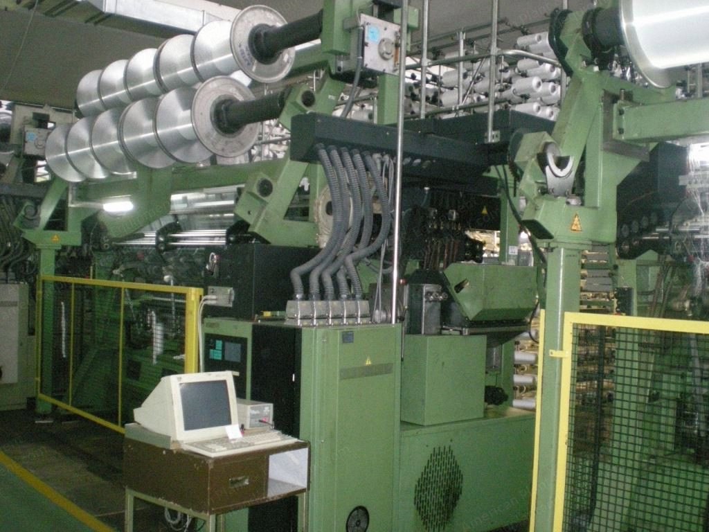 Karl Mayer, RJSC, 1996 to 1998, Jacquard Raschel Machines, With Creel