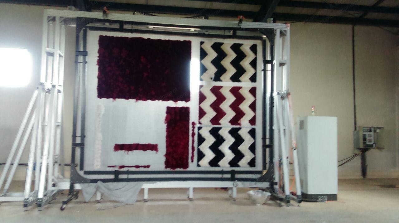 eTuft, 3x4, 2011, Robotic Tufting Machine, 3000x4000mm Tufting Area, Cut Pile Height 12 to 75mm, Loop Pile Height 4 to 55mm