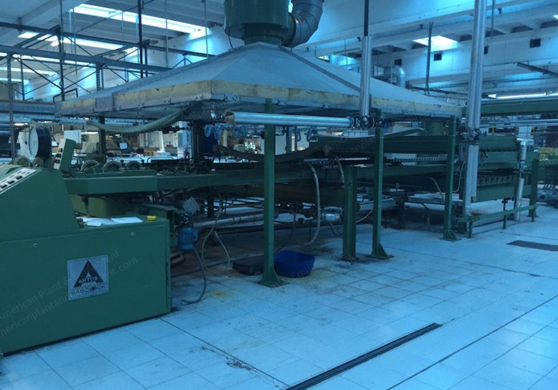 Babcock Tentering Machine, 1999, 3000mm Working Width, 3 Chambers, Horizontal Pin Chain