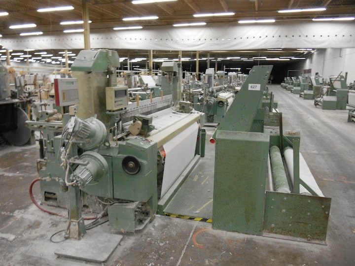 Tsudakoma, ZA205i, 1988/1990, Air Jet Cam Loom, 1900mm Width, Staubli Cam Shedding, 2 Color