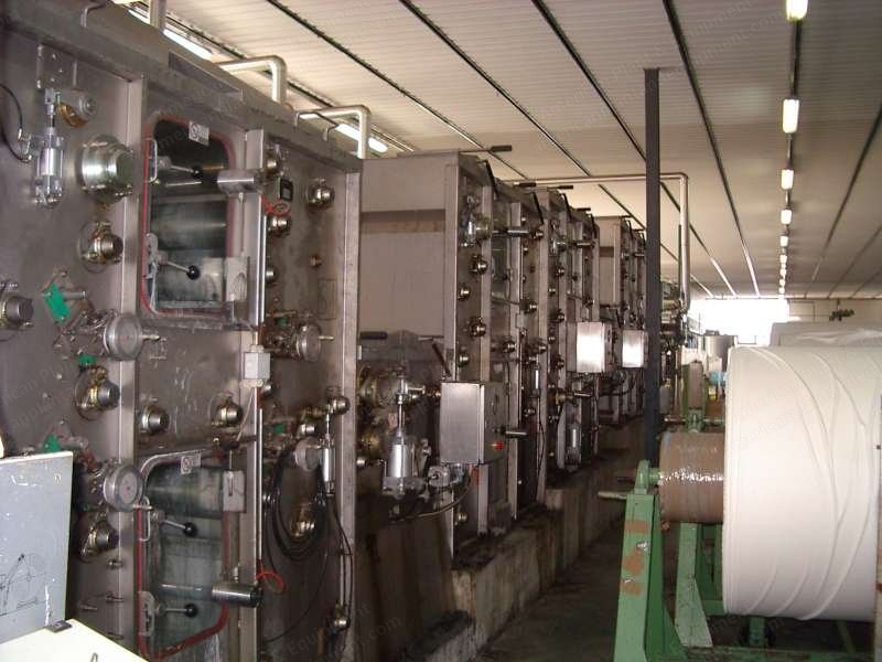 Kusters, Continuous Washing Range, 2001, 2200mm Working Width, 4 Turbofluss Tanks