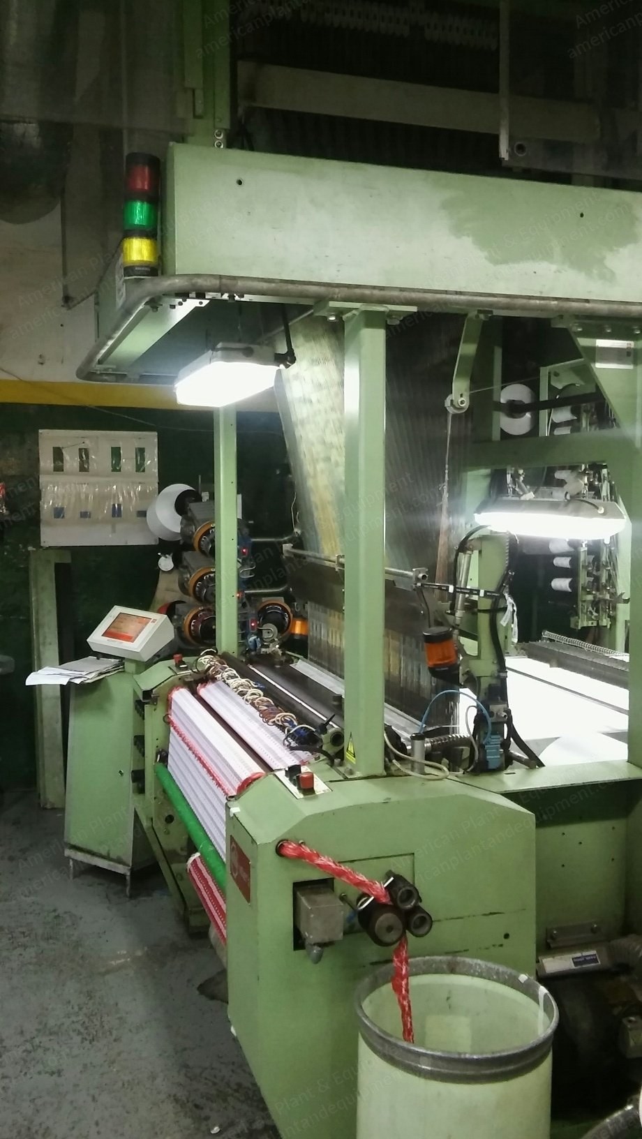 Muller, MBJL-2S-115, 2005 to 2007, Air Jet Label Looms, 8 Colors, Jacquard SPE5 1536/1152 S