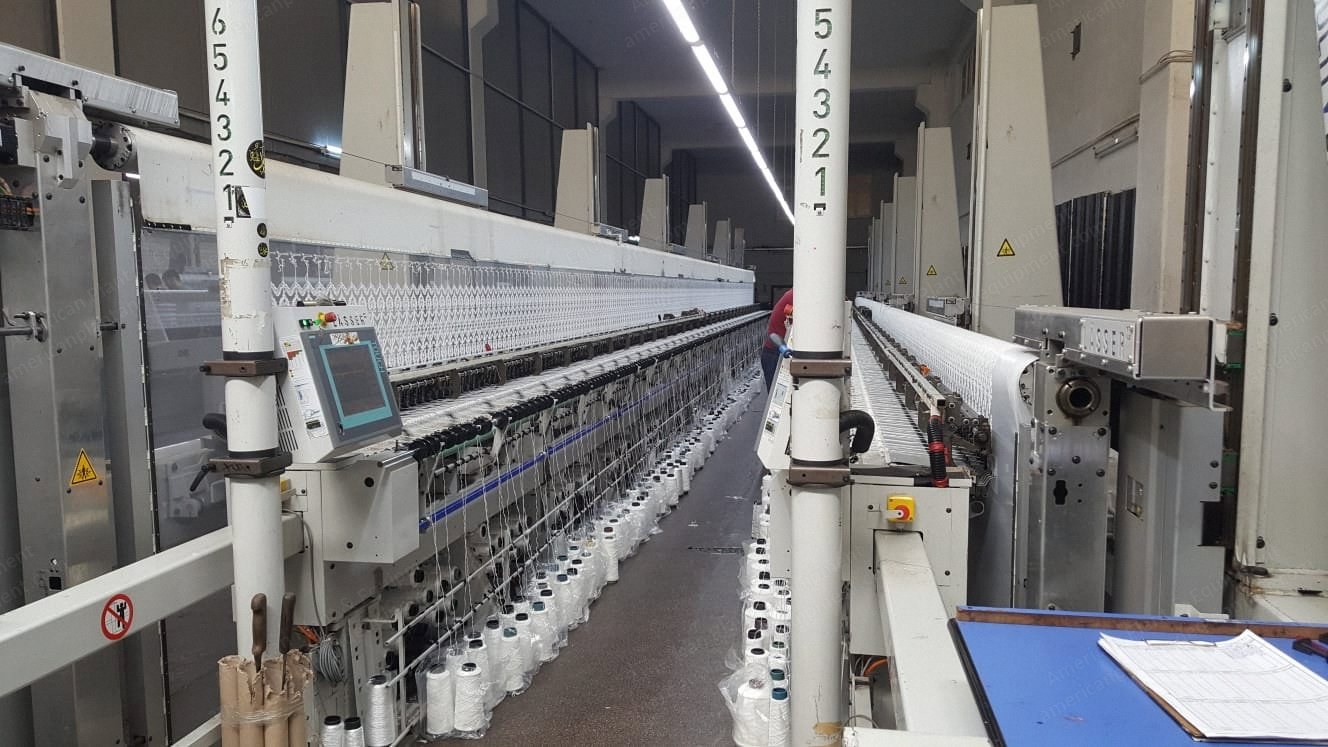 Lasser, MVD57 MTC, 2015, Electronic Embroidery Machine, 22.2 Yards, 1650mm Height, 752 Positions