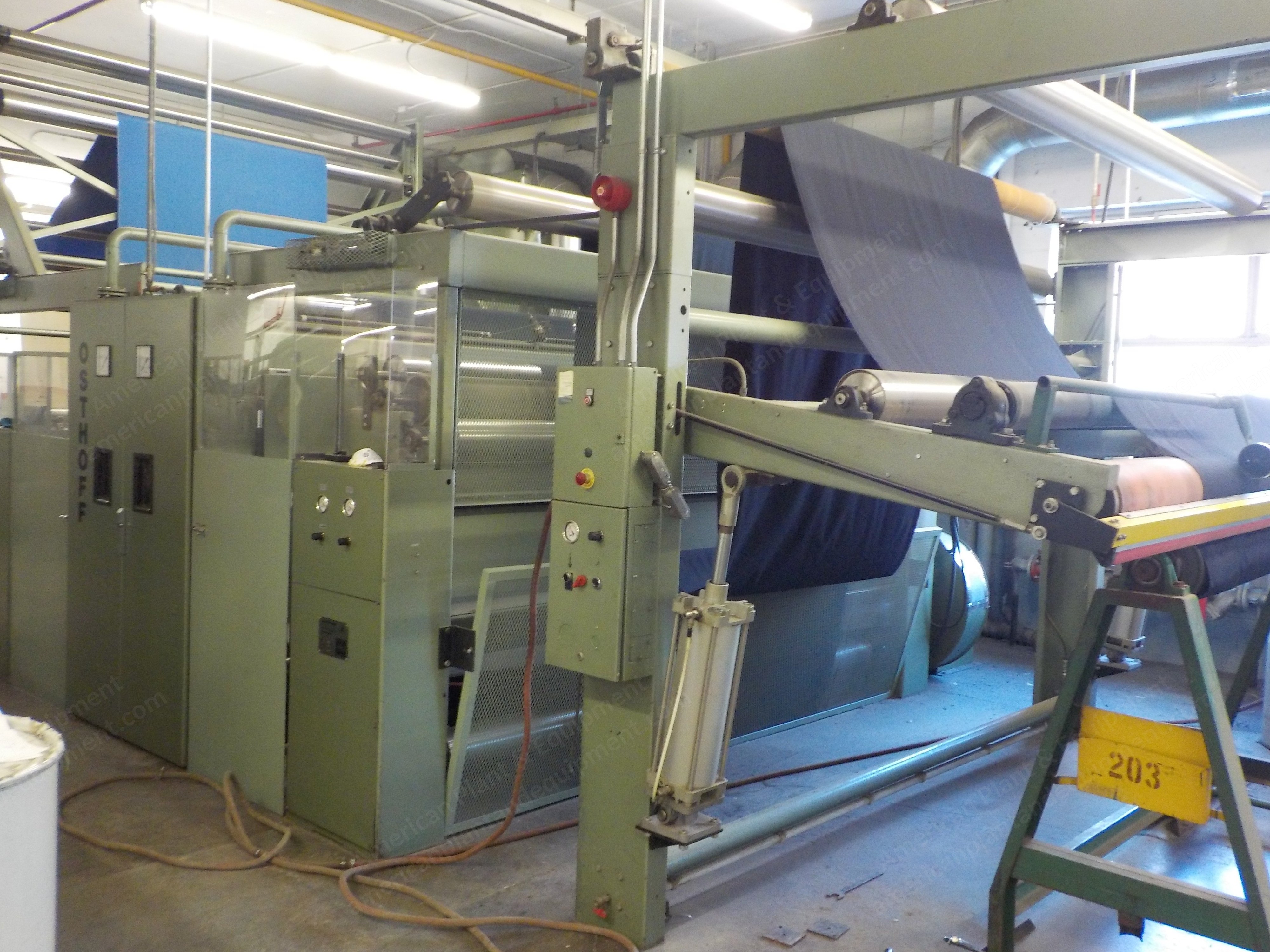 Ramisch, Monforts, Benninger, Babcock, Menzel, Finishing Equipment Line