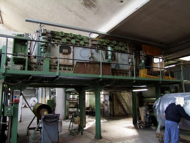Morrison Continuous Dyeing Line, 1982, 1800mm Working Width, Pad Steam, 13 Washing Tanks, 45 Drying Rollers