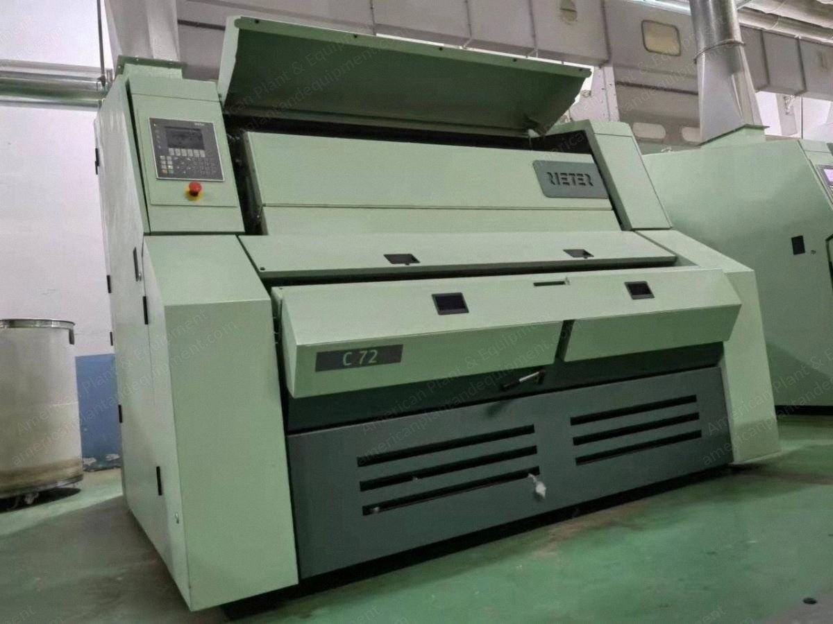 Rieter, C72, 2020, Carding Machine, Autoleveller, Can Size 1000x1100mm, Auto Can Changer