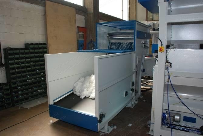 Automatic Pillow Manufacturing Line, 400 to 500 kg/h Capacity, 380/400V, 50Hz