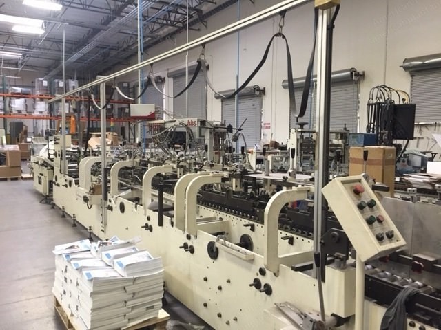 Brausse, TYE650-C3, 2004, HHS 8 Station Gluer, Straight Line and Auto-Bottom