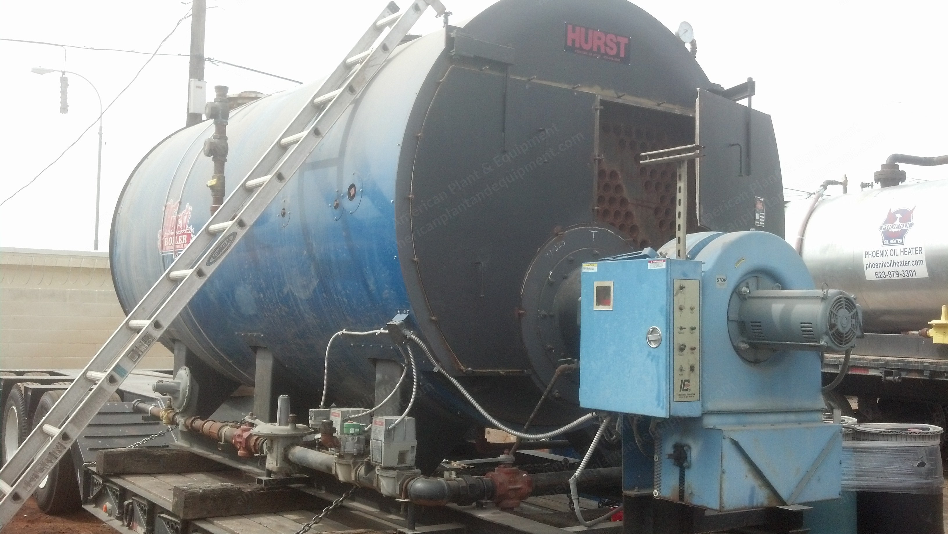 Hurst, Series 400, 1999, 300 HP, 3 Pass, 150 PSI Steam, Gas/Oil