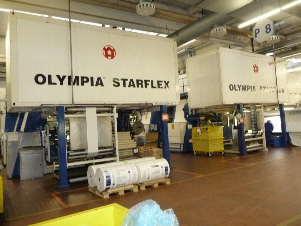 Windmoller & Holscher, Starflex, 1993, 1270mm Width, 8 Colors, Central Impression