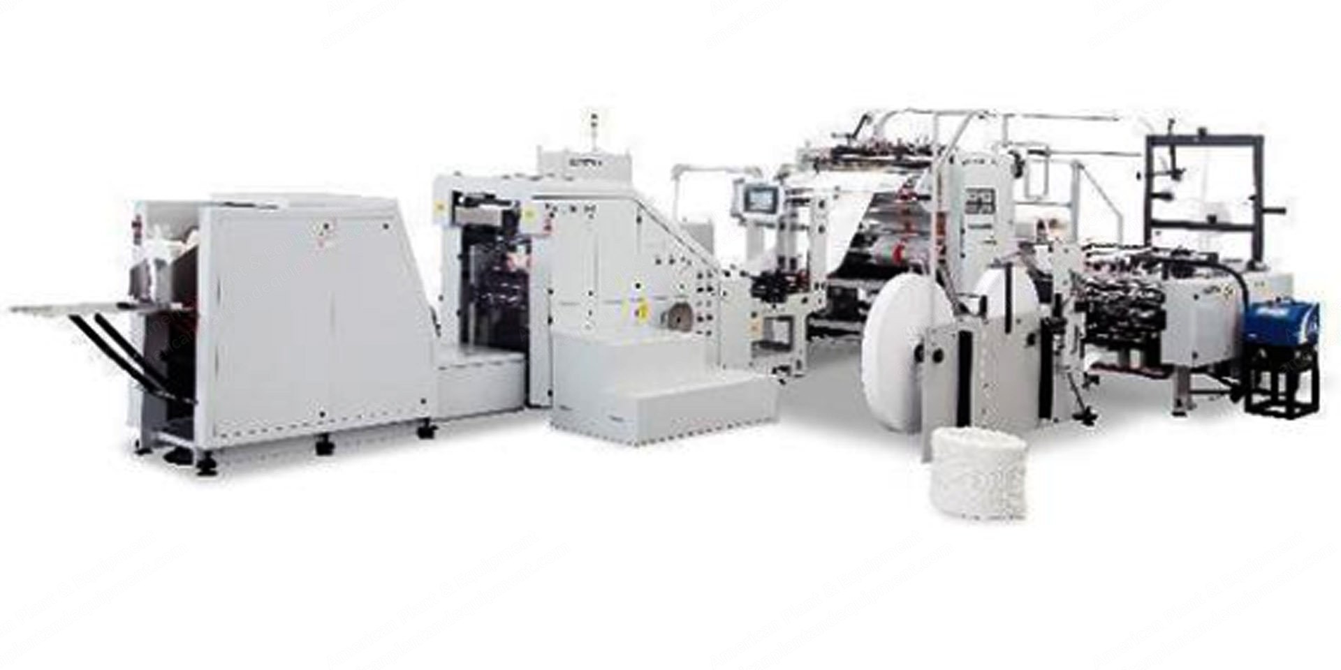 Sunhope, SBH, 2015, Fully Automatic Roll Fed, Twisted Handle Paper Bag Machine