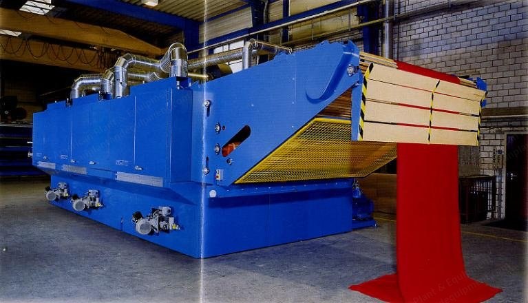Santex Dryer, 1996, 112" (2850mm) Width, Gas Heated, 3 Zones, 2 Passes