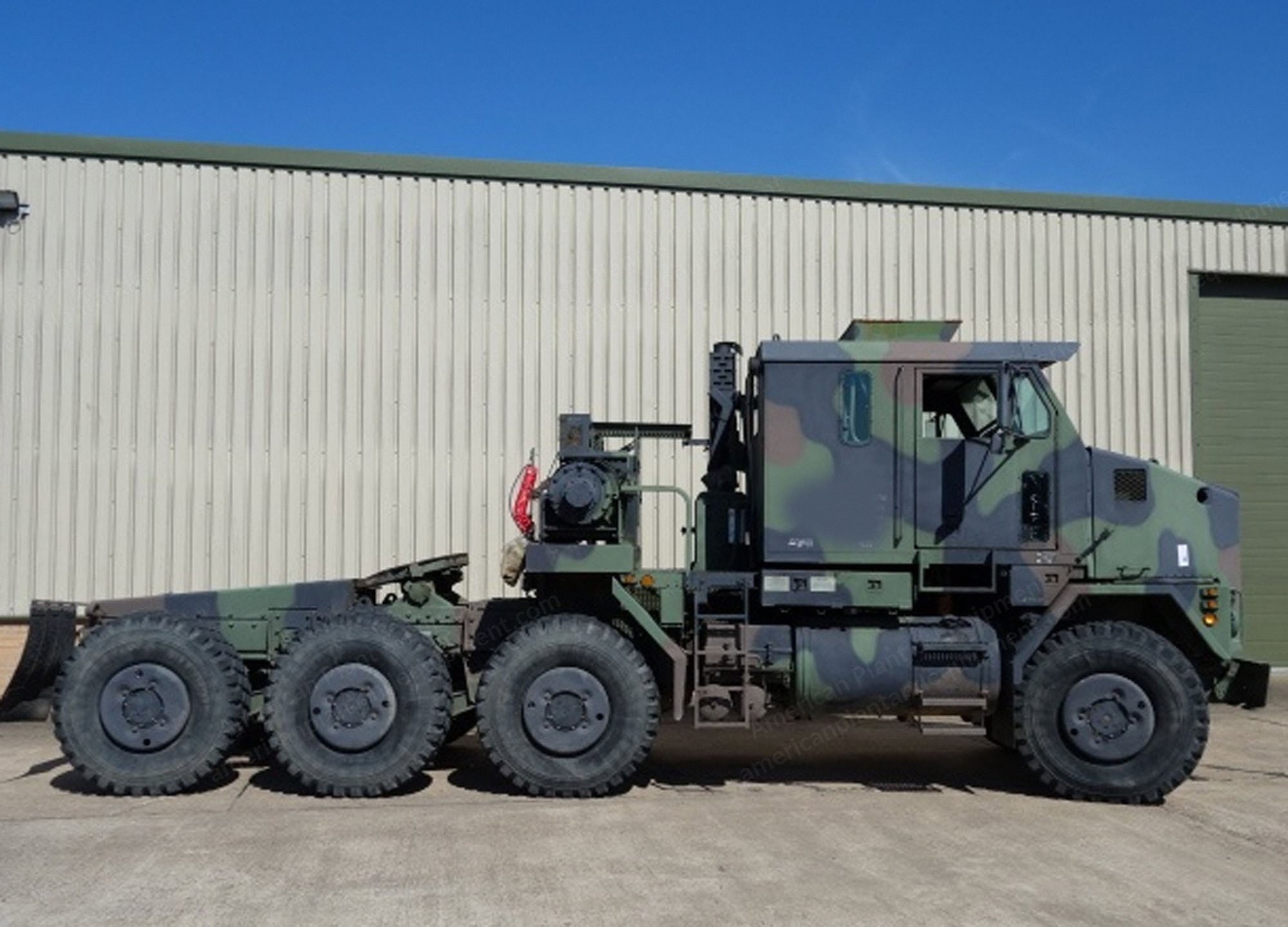Oshkosh, M1070, 8x8 Truck Tractors and Kassbohrer 60 Ton Trailers, 500 Miles